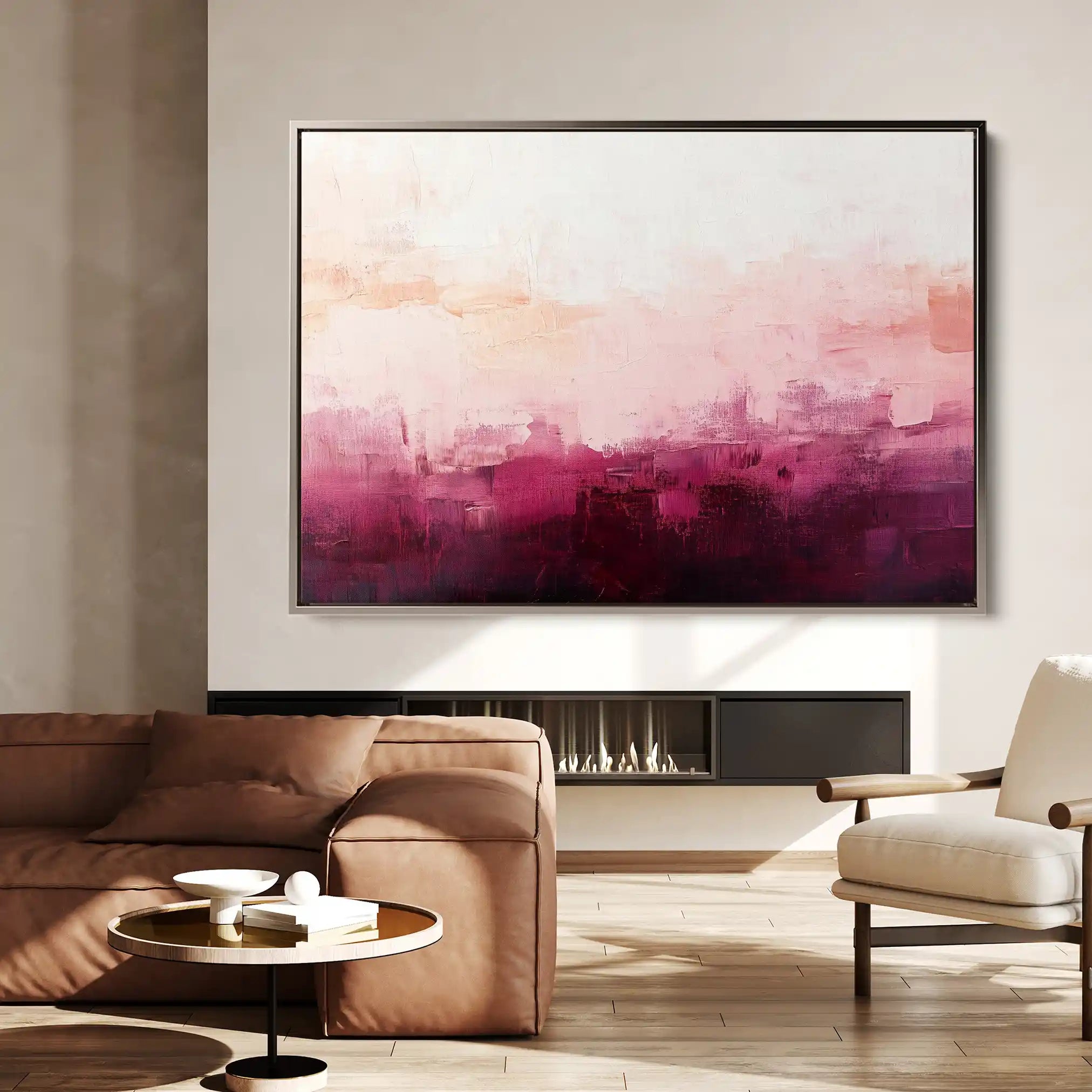Abstract 691 Canvas Art 60 x 40 cm / Black