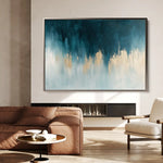 Abstract 692 Canvas Art 60 x 40 cm / Black