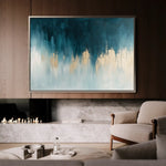 Abstract 692 Canvas Art 60 x 40 cm / Black