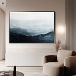 Abstract 694 Canvas Art 60 x 40 cm / Black