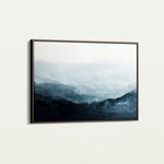 Abstract 694 Canvas Art 60 x 40 cm / Black