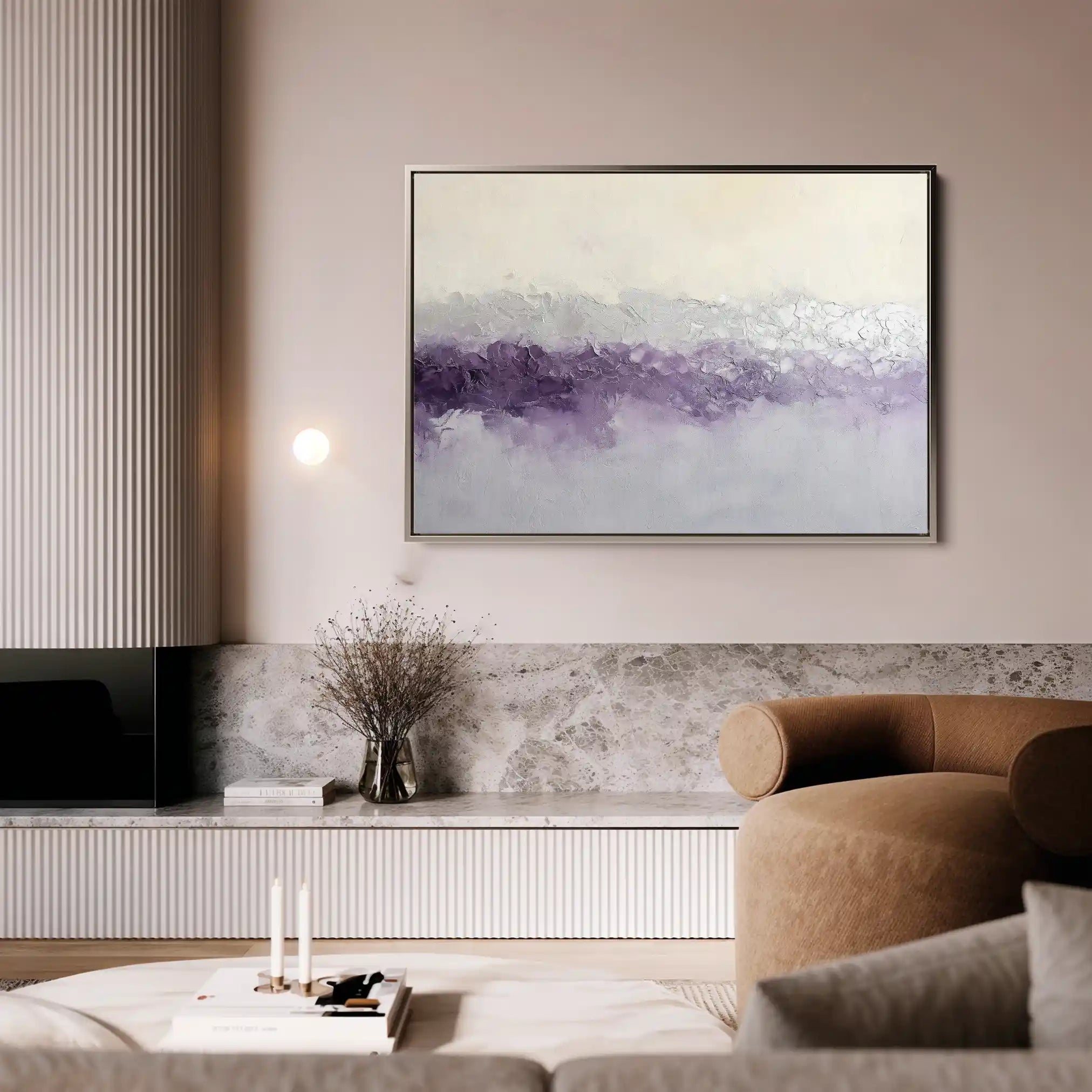 Abstract 695 Canvas Art 60 x 40 cm / Black