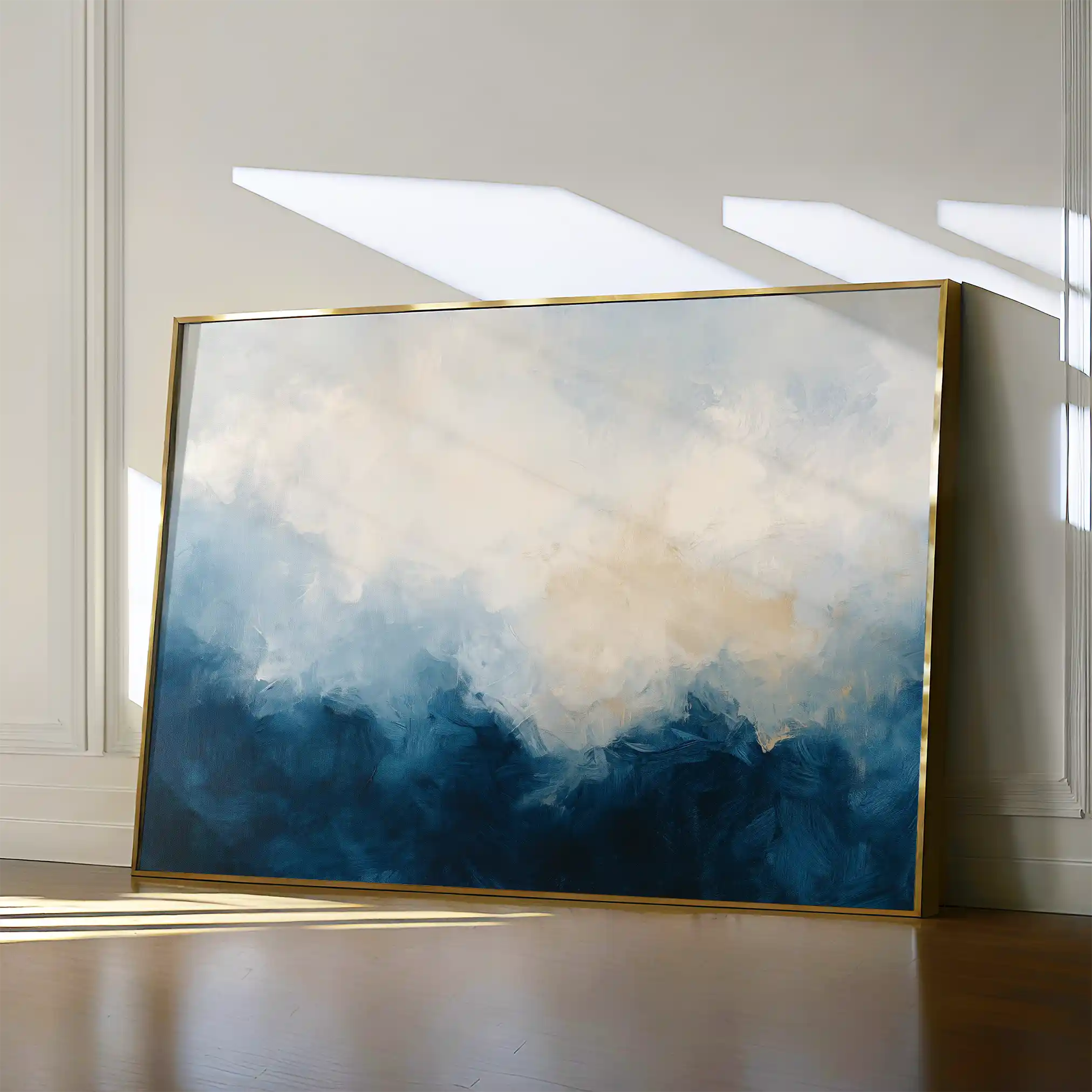 Abstract 696 Canvas Art 60 x 40 cm / Black