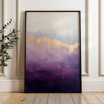 Abstract 697 Canvas Art 60 x 40 cm / Black