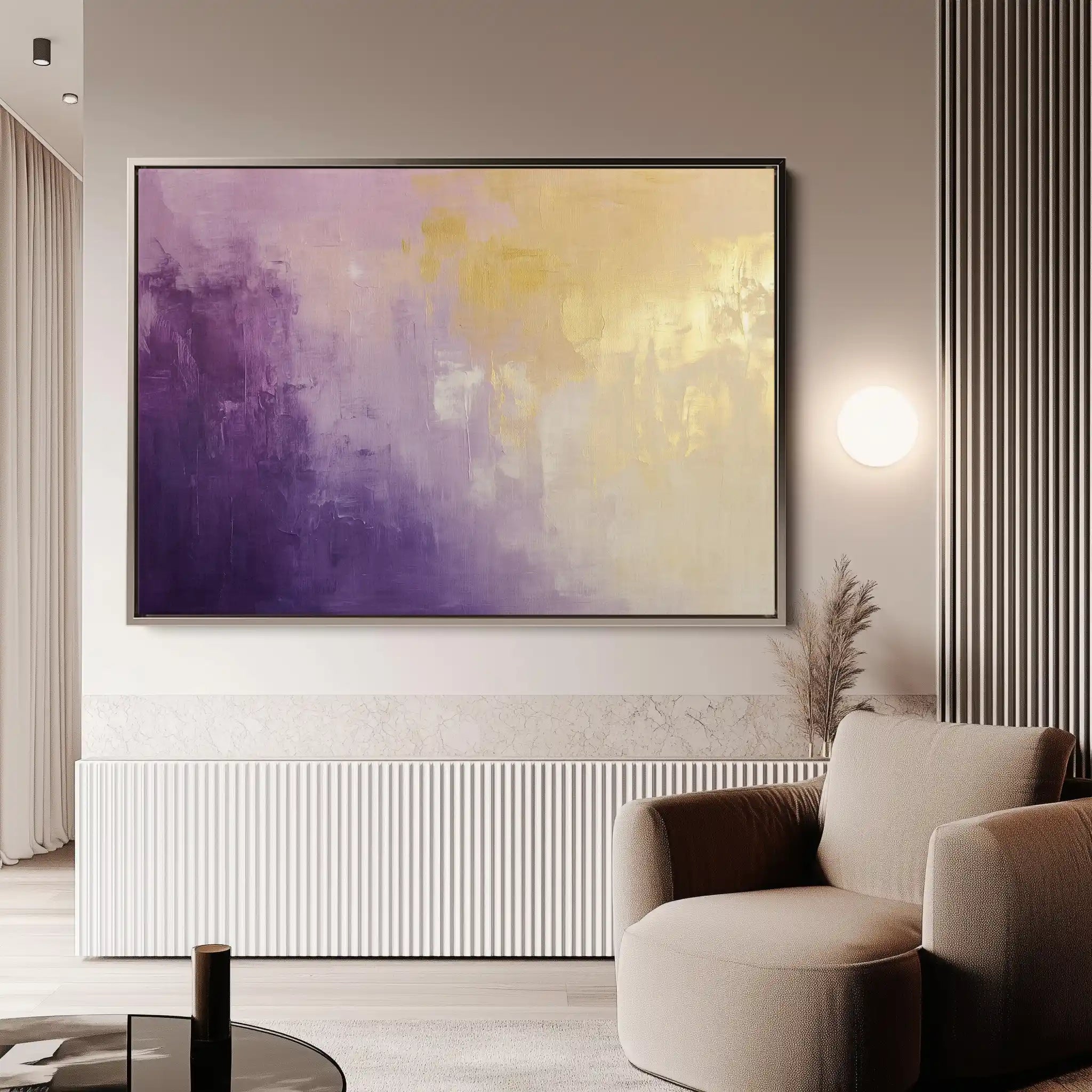 Abstract 701 Canvas Art 60 x 40 cm / Black