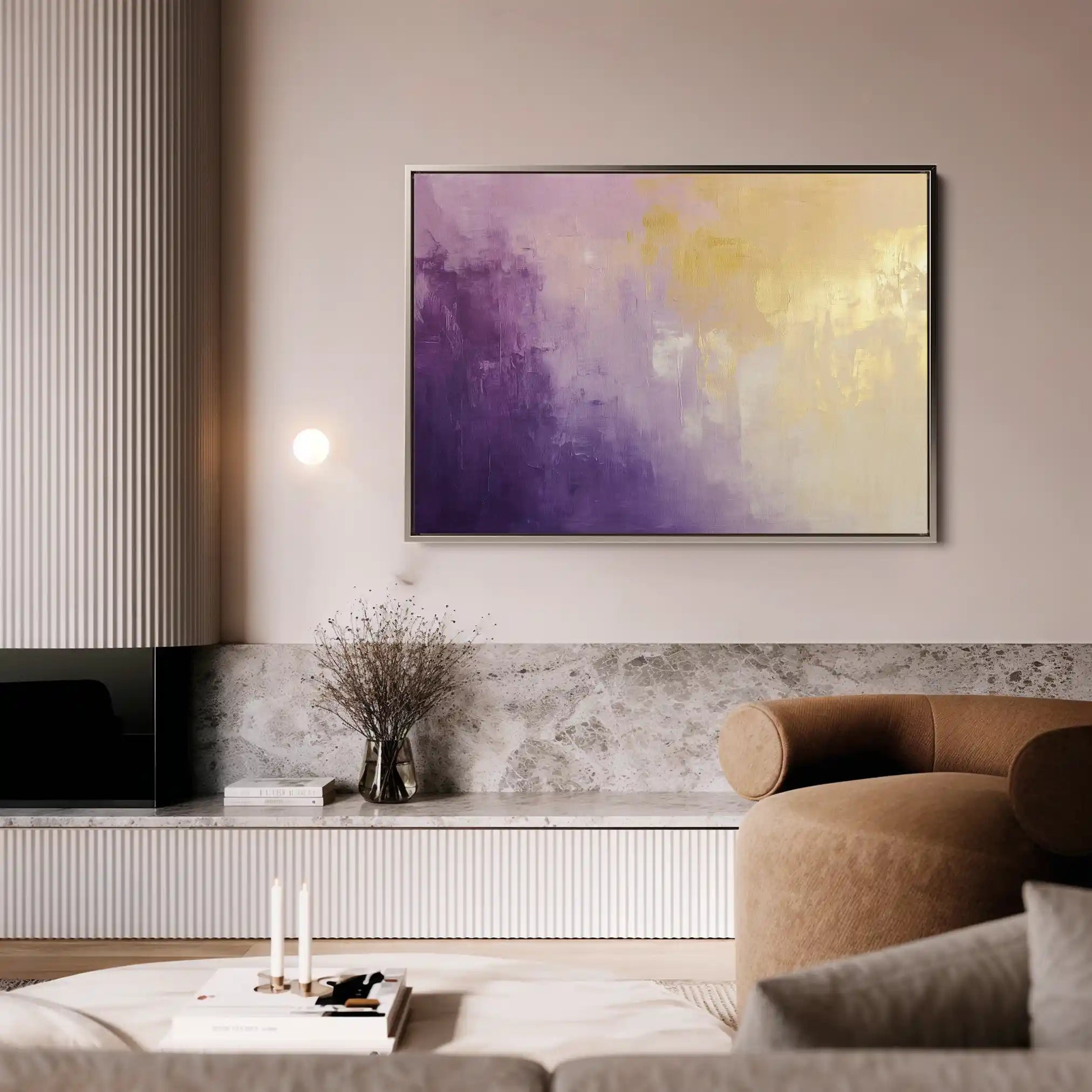 Abstract 701 Canvas Art 60 x 40 cm / Black