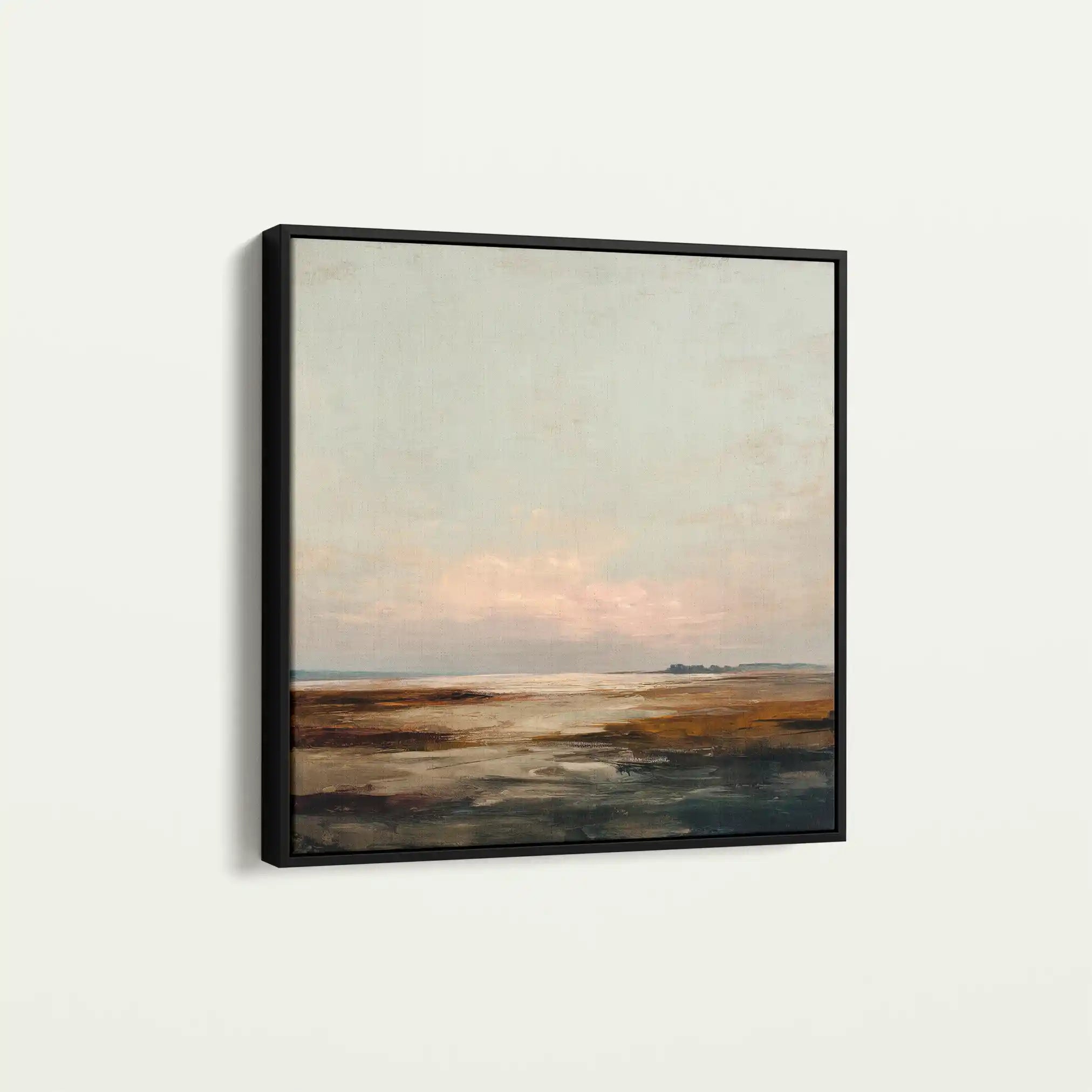 Abstract 709 Canvas Art 60 x 60 cm / Black