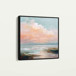 Abstract 713 Canvas Art 60 x 60 cm / Black