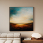 Abstract 719 Canvas Art 60 x 60 cm / Black