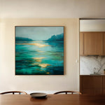 Abstract 732 Canvas Art 60 x 60 cm / Black