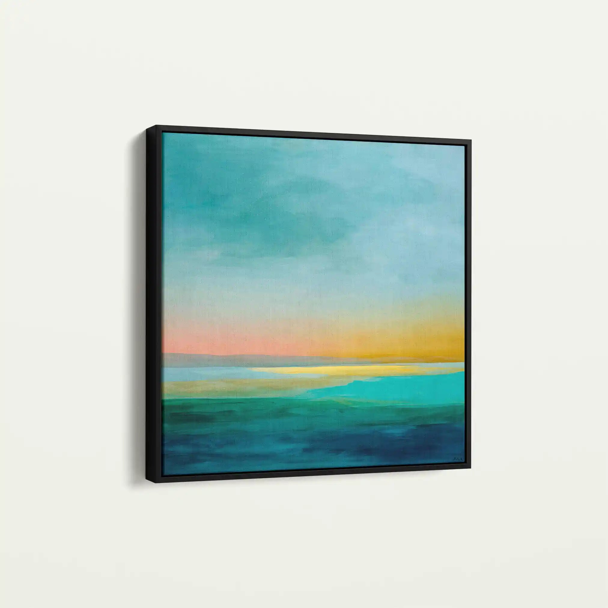 Abstract 749 Canvas Art 60 x 60 cm / Black