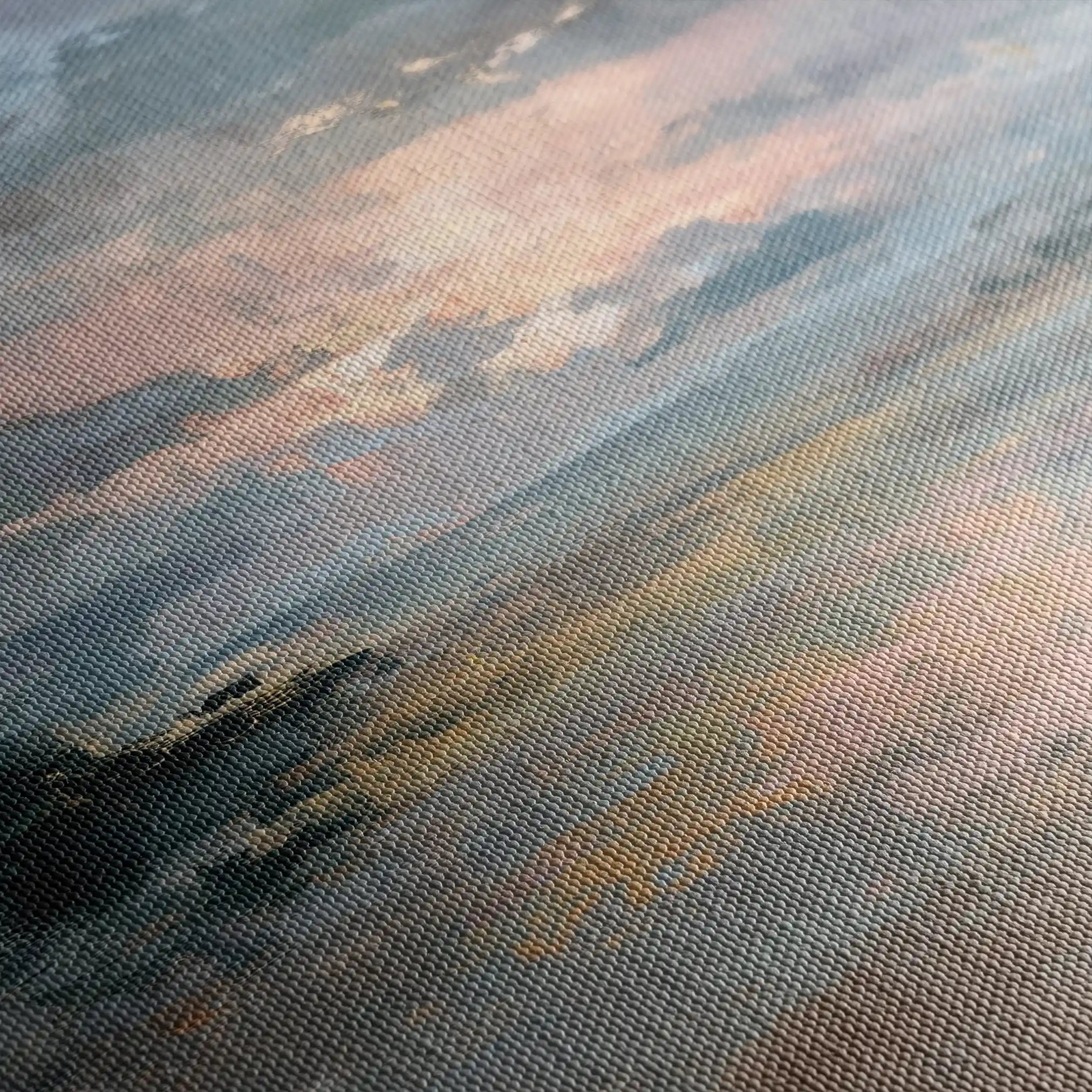 Abstract 753 Canvas Art 60 x 60 cm / Black