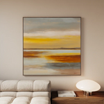 Abstract 765 Canvas Art 60 x 60 cm / Black