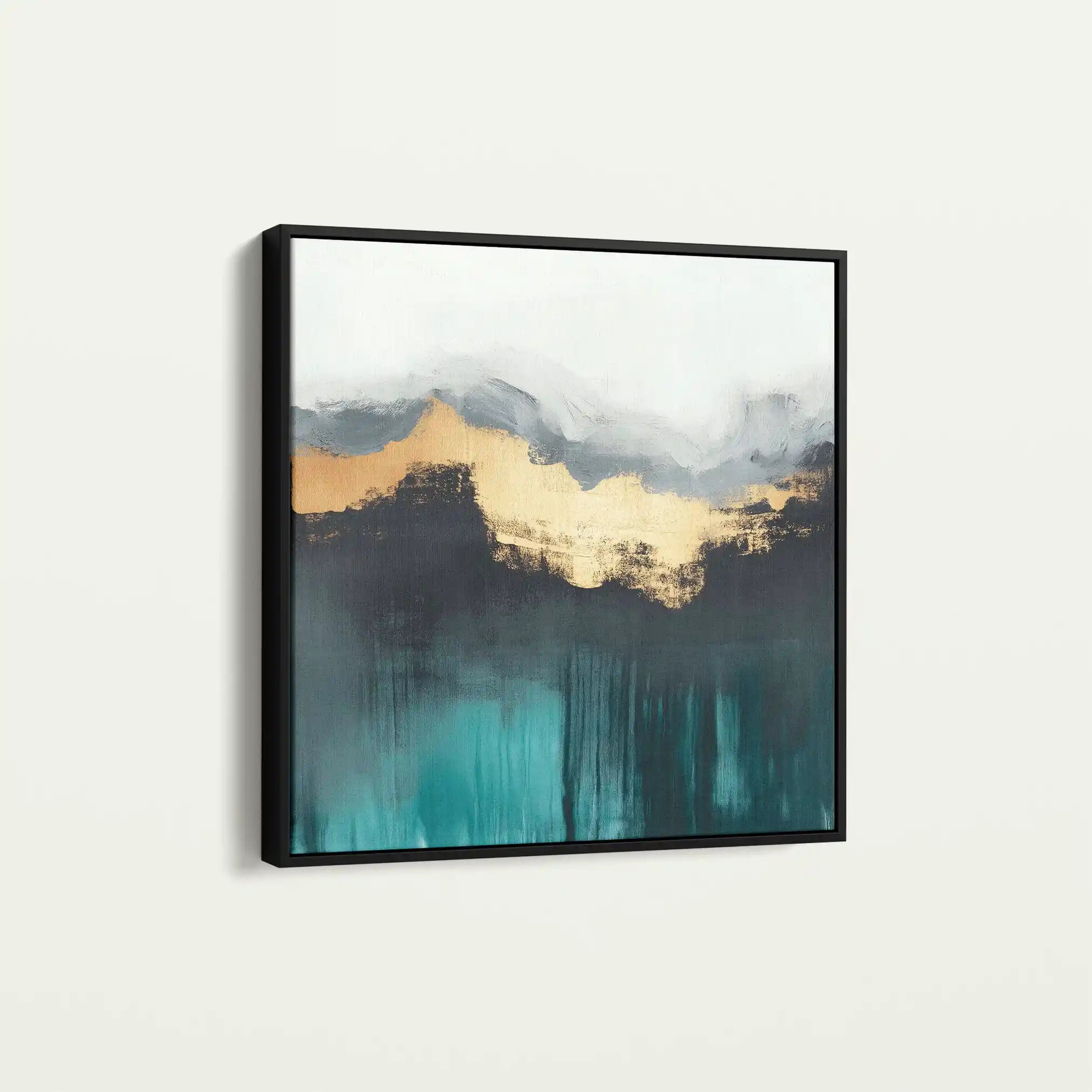 Abstract 767 Canvas Art 60 x 60 cm / Black