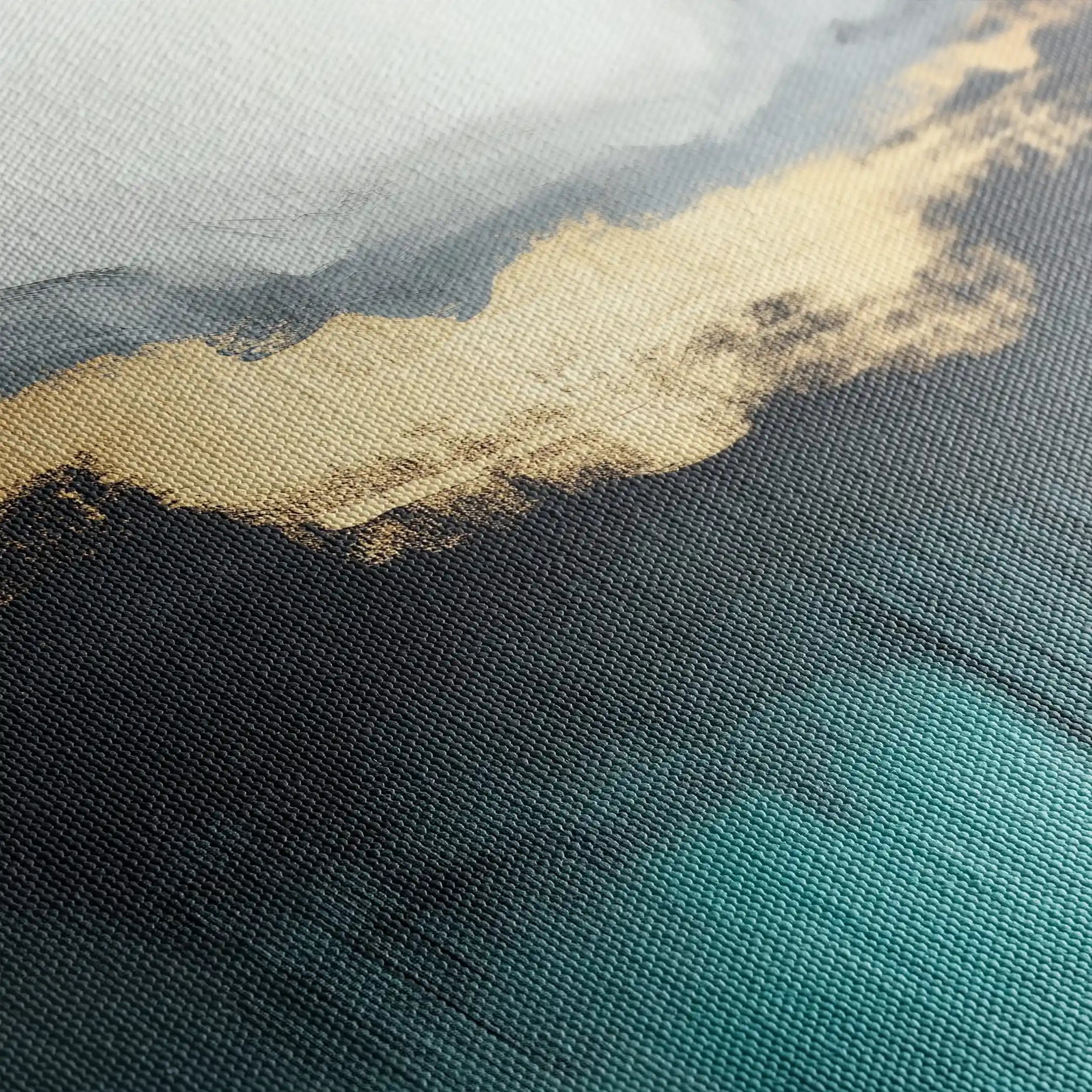 Abstract 767 Canvas Art 60 x 60 cm / Black