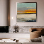 Abstract 768 Canvas Art 60 x 60 cm / Black