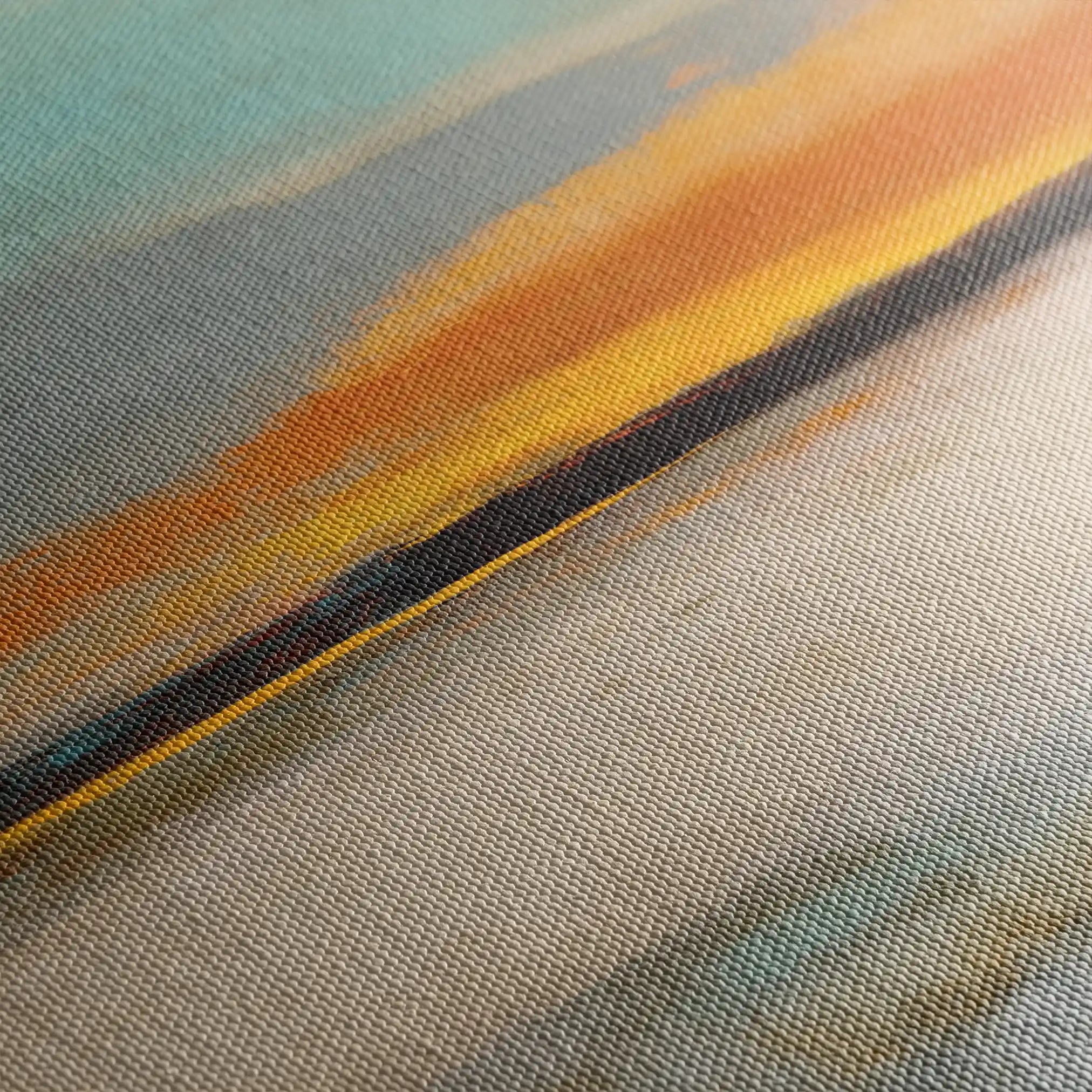 Abstract 768 Canvas Art 60 x 60 cm / Black