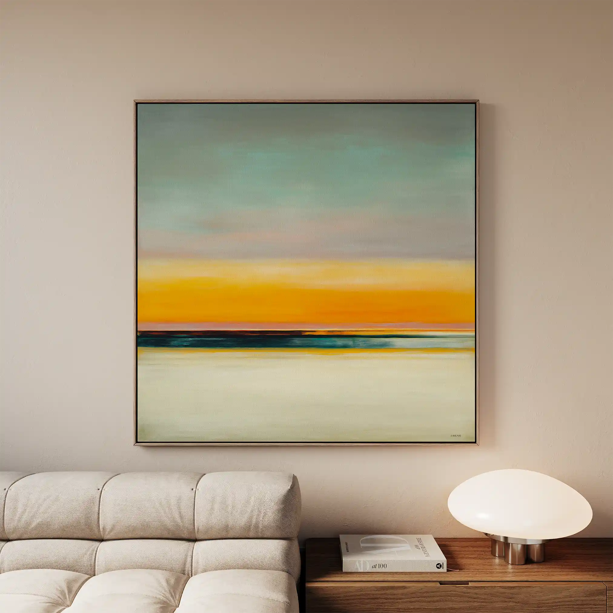 Abstract 769 Canvas Art 60 x 60 cm / Black