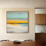 Abstract 770 Canvas Art 60 x 60 cm / Black