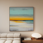 Abstract 770 Canvas Art 60 x 60 cm / Black
