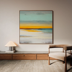 Abstract 770 Canvas Art 60 x 60 cm / Black