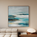 Abstract 773 Canvas Art 60 x 60 cm / Black