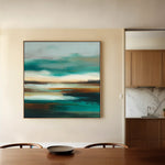 Abstract 774 Canvas Art 60 x 60 cm / Black