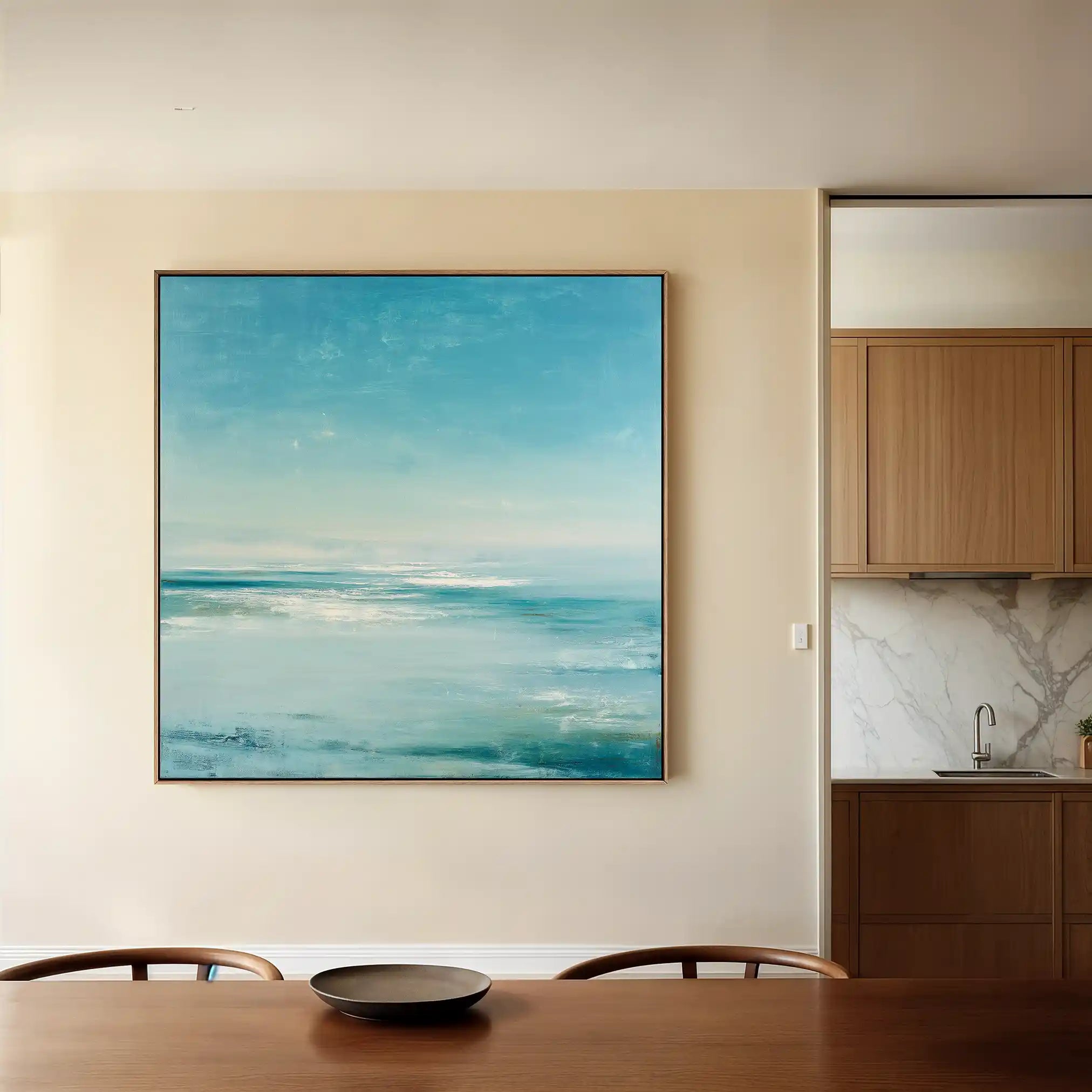 Abstract 777 Canvas Art 60 x 60 cm / Black