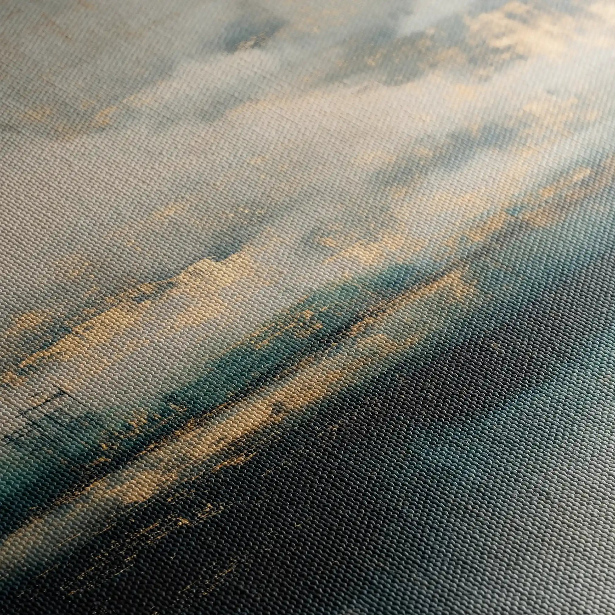 Abstract 778 Canvas Art 60 x 60 cm / Black