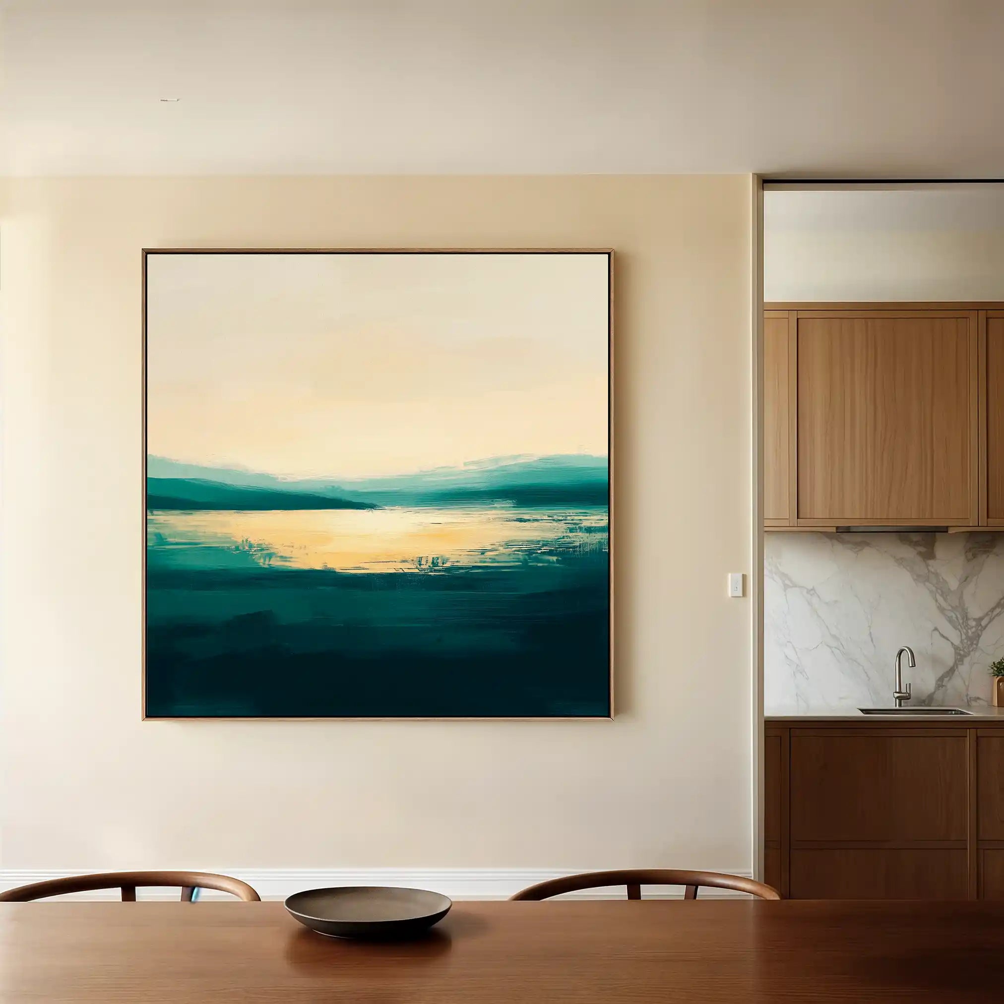 Abstract 779 Canvas Art 60 x 60 cm / Black