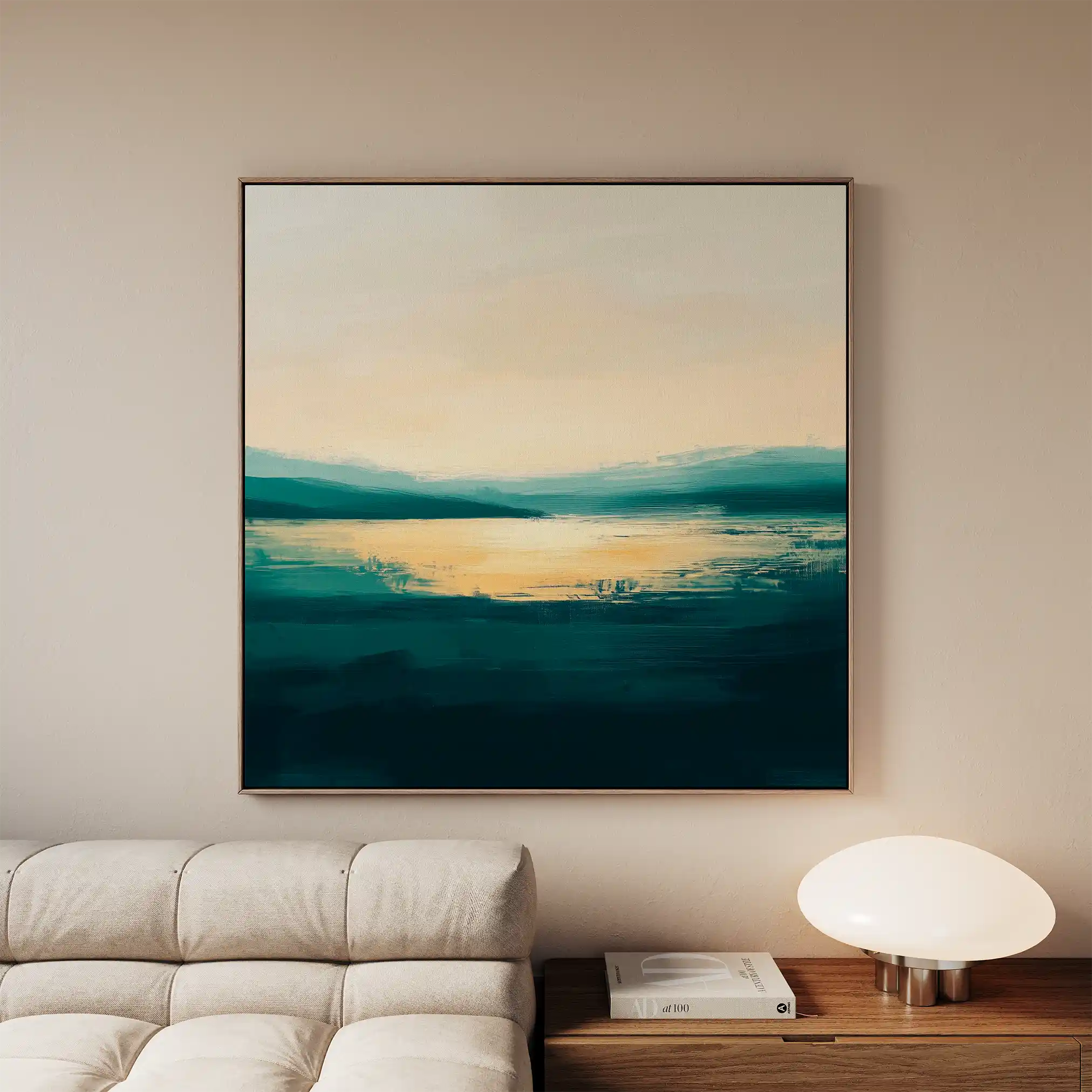 Abstract 779 Canvas Art 60 x 60 cm / Black