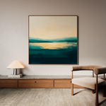 Abstract 779 Canvas Art 60 x 60 cm / Black