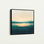 Abstract 779 Canvas Art 60 x 60 cm / Black