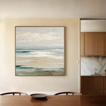 Abstract 784 Canvas Art 60 x 60 cm / Black