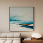 Abstract 791 Canvas Art 60 x 60 cm / Black