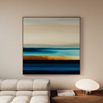 Abstract 792 Canvas Art 60 x 60 cm / Black