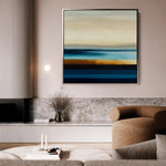 Abstract 792 Canvas Art 60 x 60 cm / Black