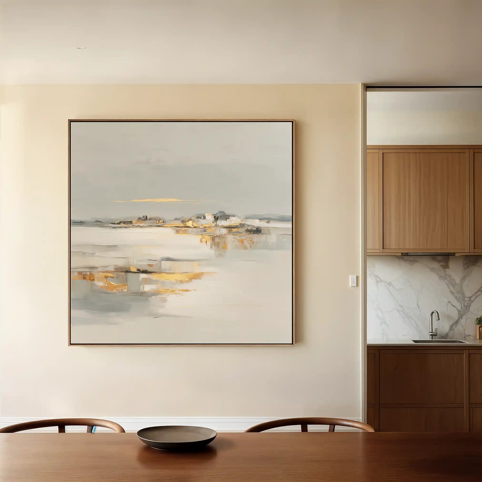 Abstract 795 Canvas Art 60 x 60 cm / Black