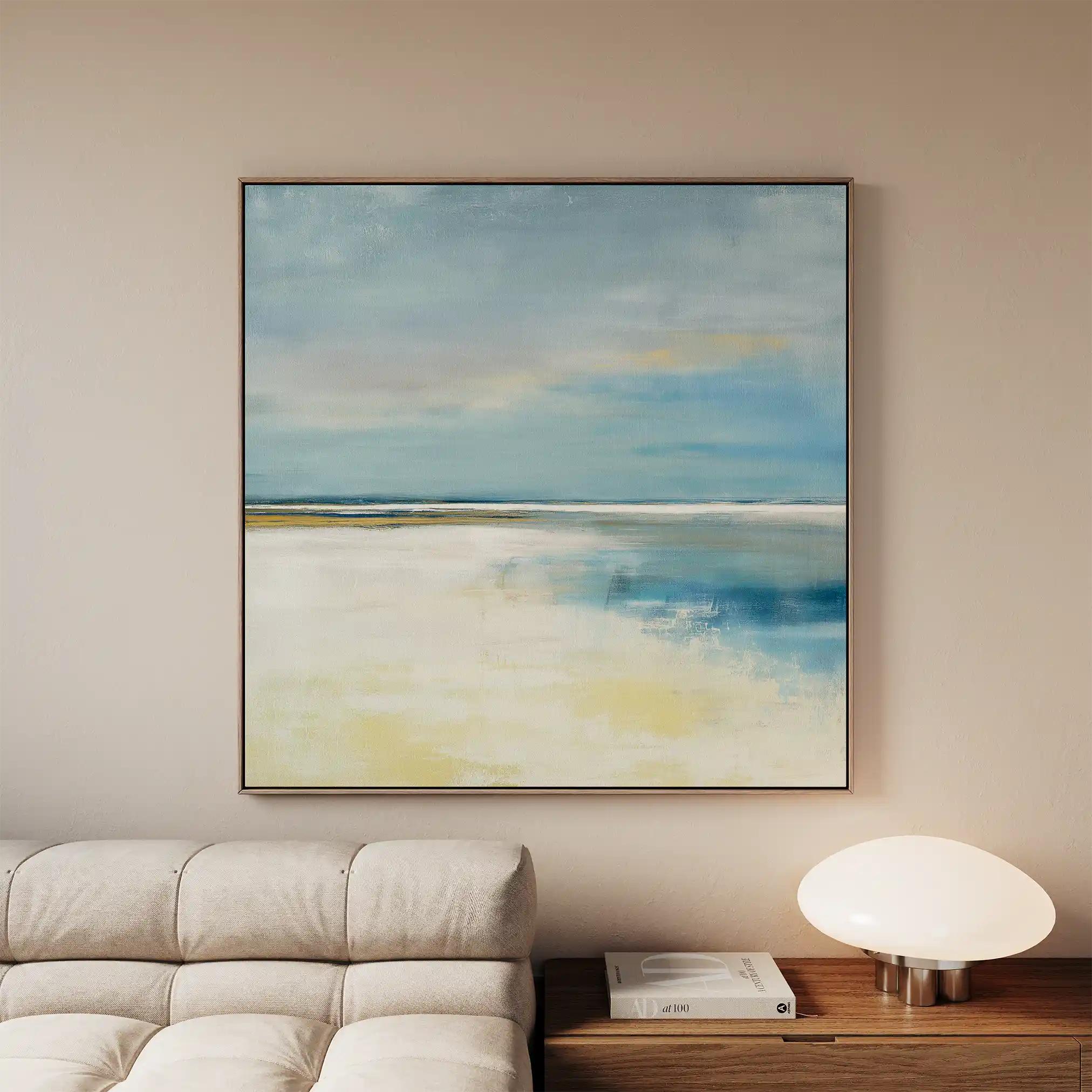 Abstract 796 Canvas Art 60 x 60 cm / Black