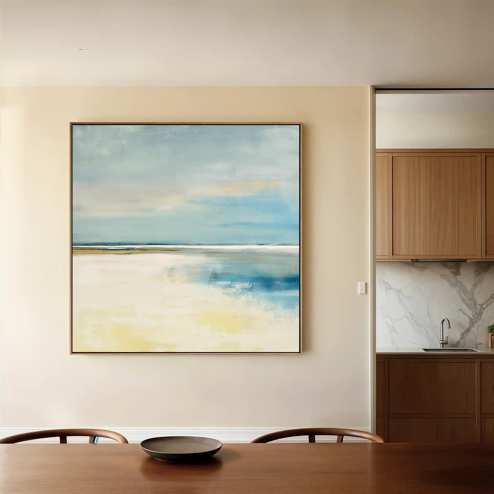 Abstract 796 Canvas Art 60 x 60 cm / Black