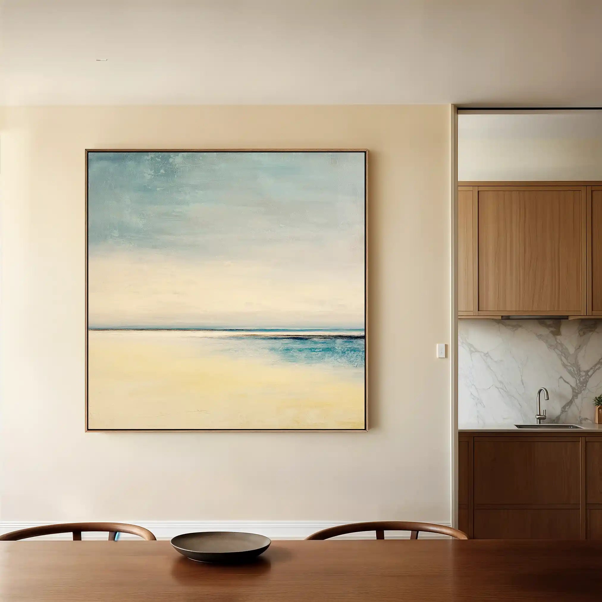 Abstract 797 Canvas Art 60 x 60 cm / Black