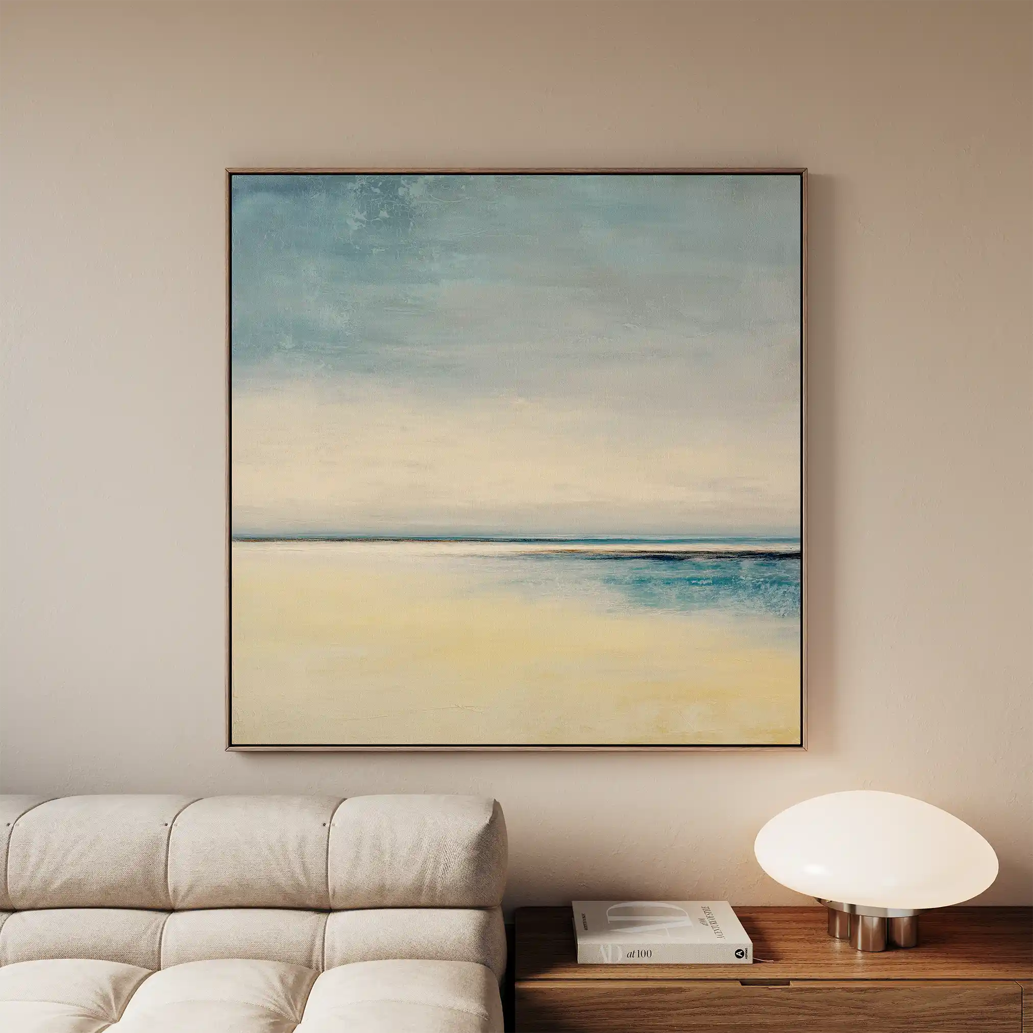 Abstract 797 Canvas Art 60 x 60 cm / Black