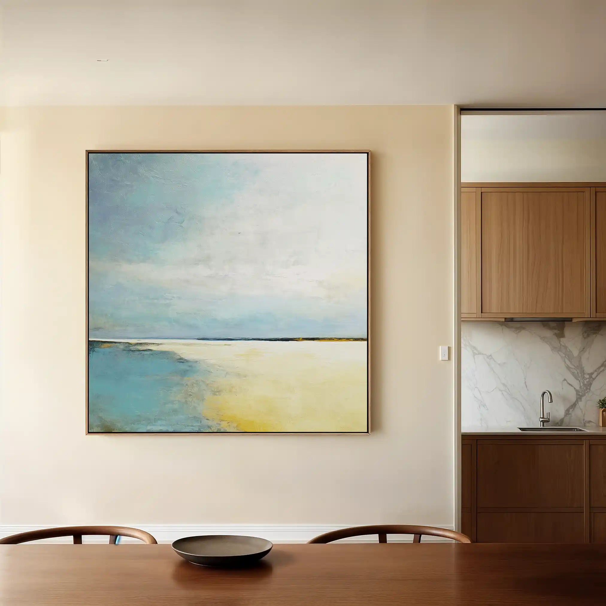 Abstract 798 Canvas Art 60 x 60 cm / Black