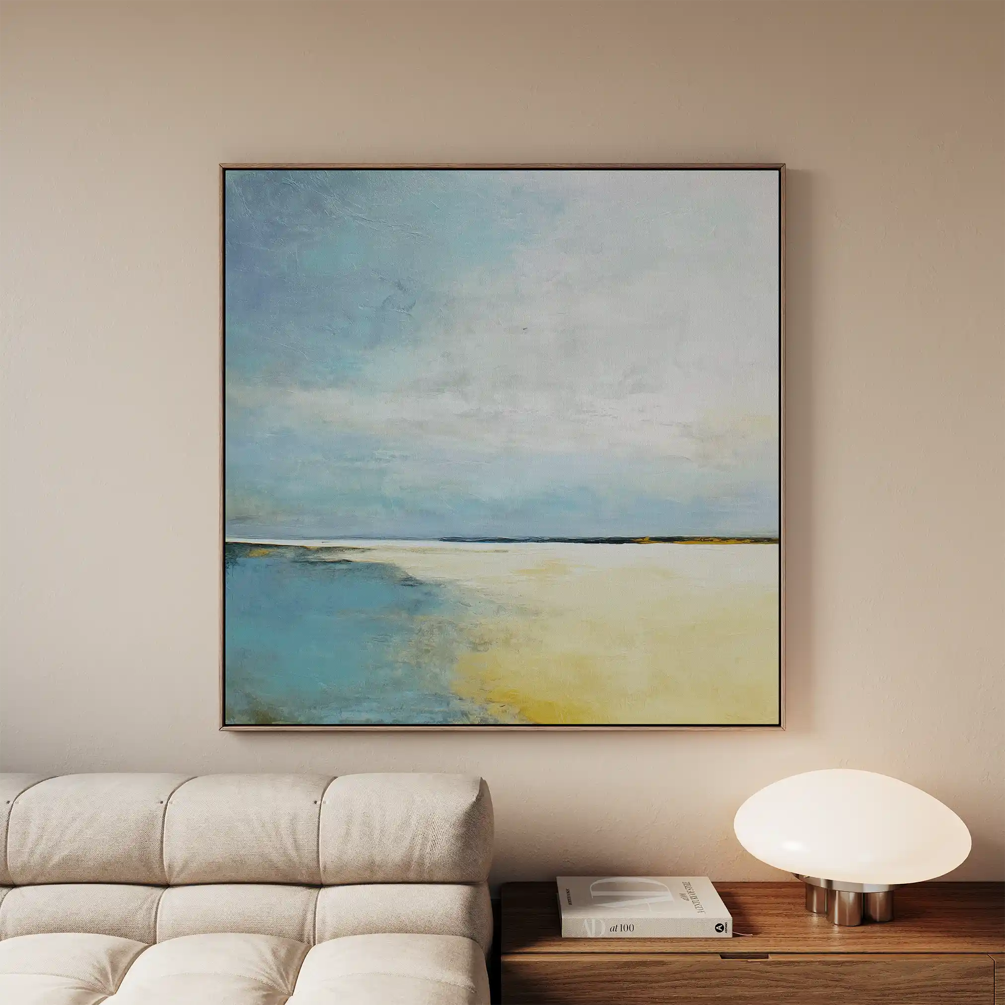 Abstract 798 Canvas Art 60 x 60 cm / Black