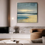 Abstract 799 Canvas Art 60 x 60 cm / Black