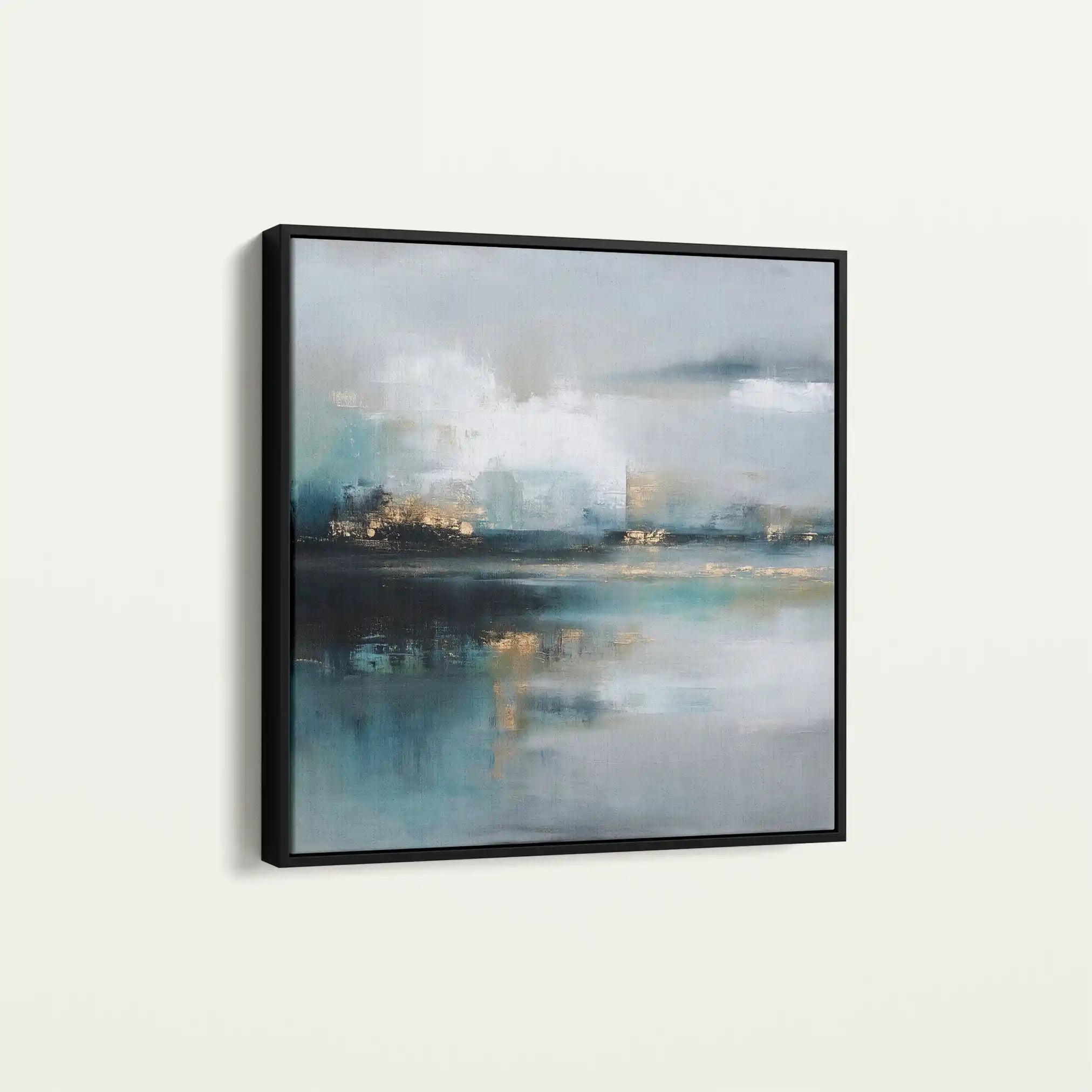 Abstract 800 Canvas Art 60 x 60 cm / Black