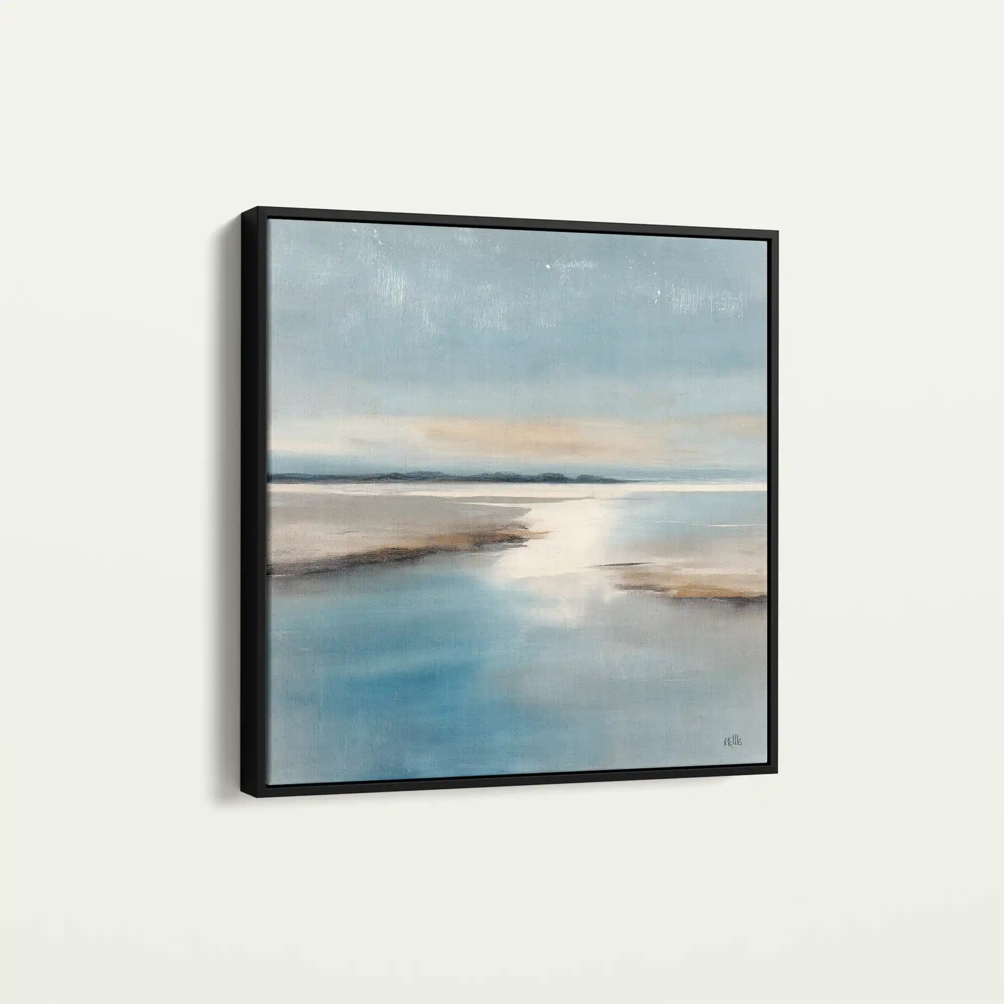 Abstract 803 Canvas Art 60 x 60 cm / Black