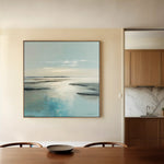 Abstract 805 Canvas Art 60 x 60 cm / Black