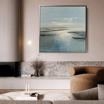 Abstract 805 Canvas Art 60 x 60 cm / Black