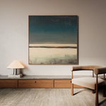 Abstract 807 Canvas Art 60 x 60 cm / Black